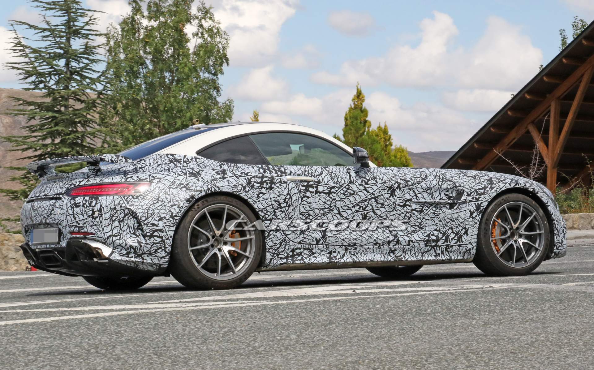 Mercedes-AMG-GT-R-prototype-spy-shots-15 Louder Mercedes-AMG GT R Prototype Spied With New Exhausts, What Is It?