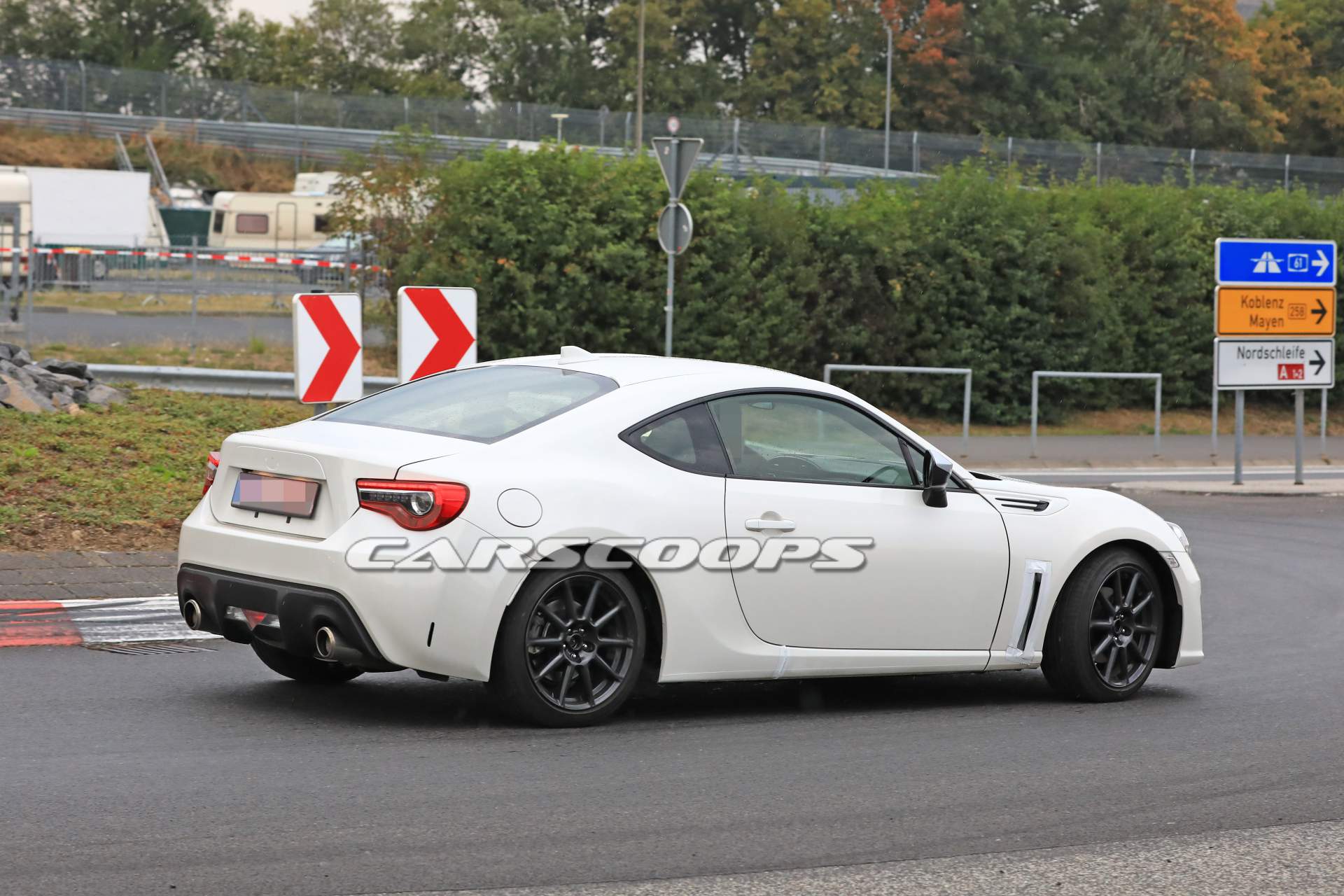 Subaru-BRZ-spy-shots-13 Badgeless Subaru BRZ Prototype With Aero Updates Spotted At The ‘Ring