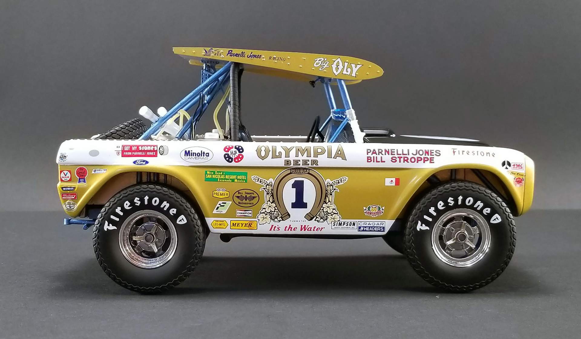Big-Oly-Bronco-Baja-1000-Champion-diecast-model-5 Legendary Big Oly Bronco Returns As Painstakingly Accurate Scale Model