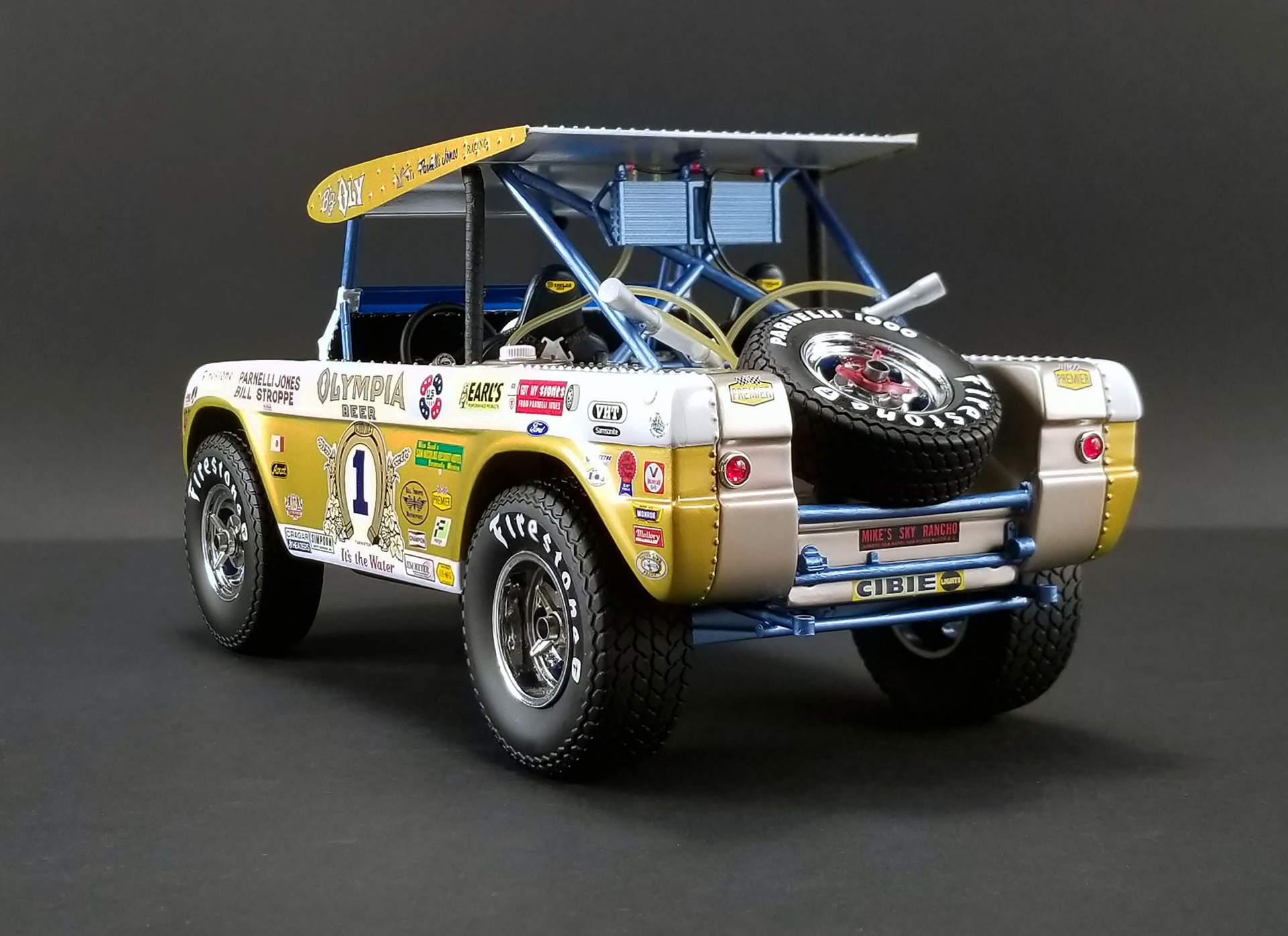 Big-Oly-Bronco-Baja-1000-Champion-diecast-model-16 Legendary Big Oly Bronco Returns As Painstakingly Accurate Scale Model