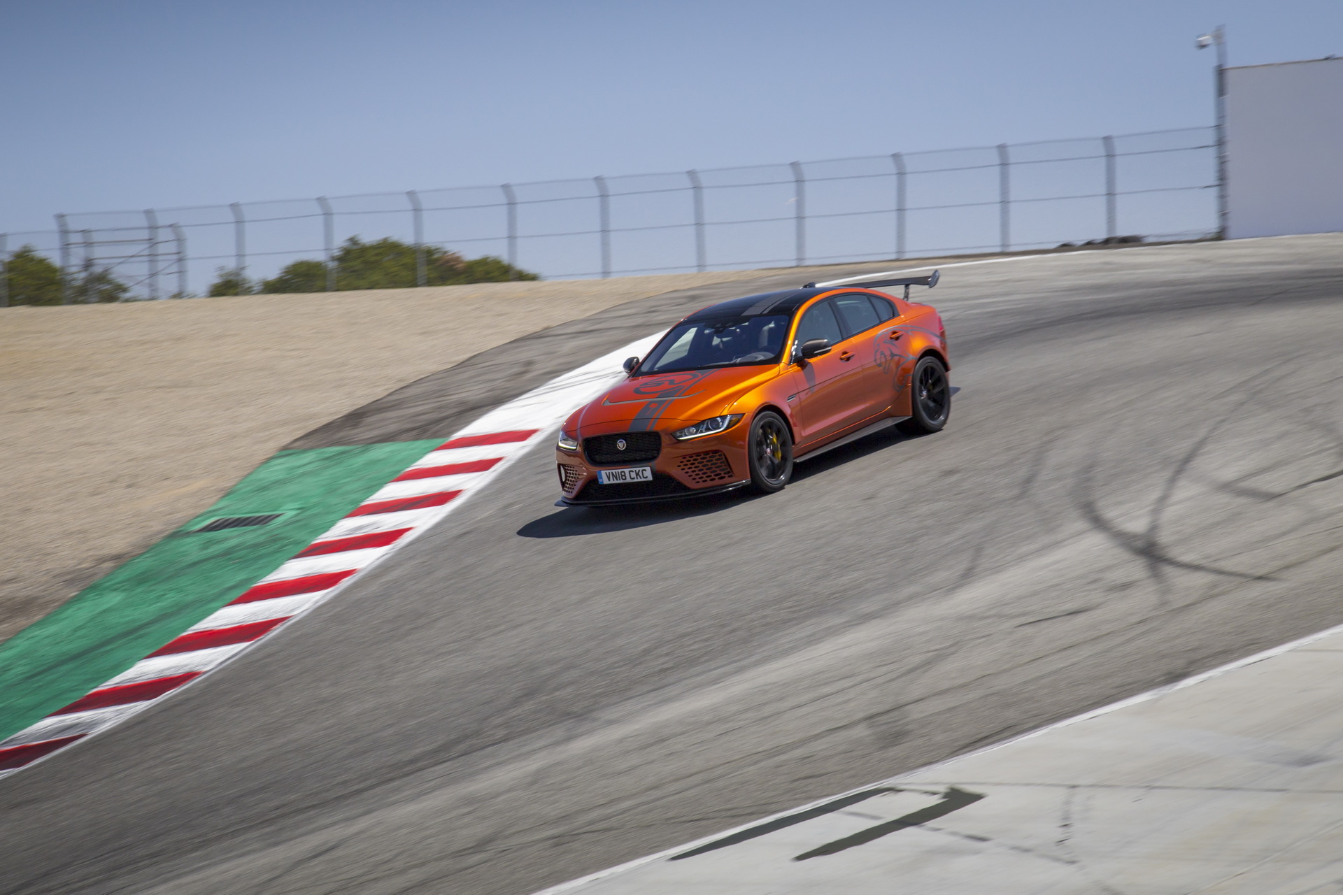 2019-Jaguar-XE-SV-Project8-14 Jaguar XE SV Project 8 Becomes The Fastest Production Sedan Around Laguna Seca