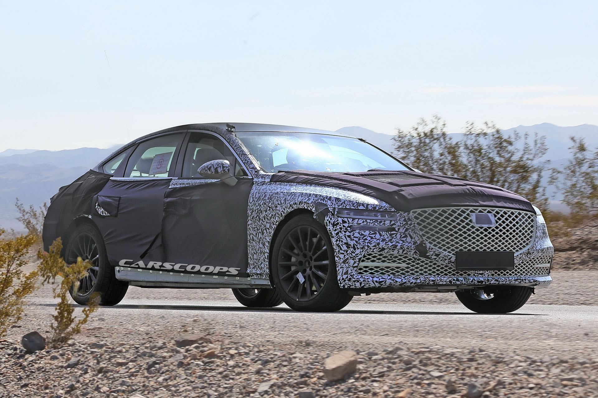 Genesis-G80-Scoop-03 2020 Genesis G80 Shows Off GV80-Inspired Face And Sexy Body