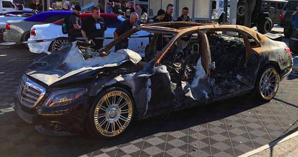  Even A Burned Down Maybach Has A Place At SEMA