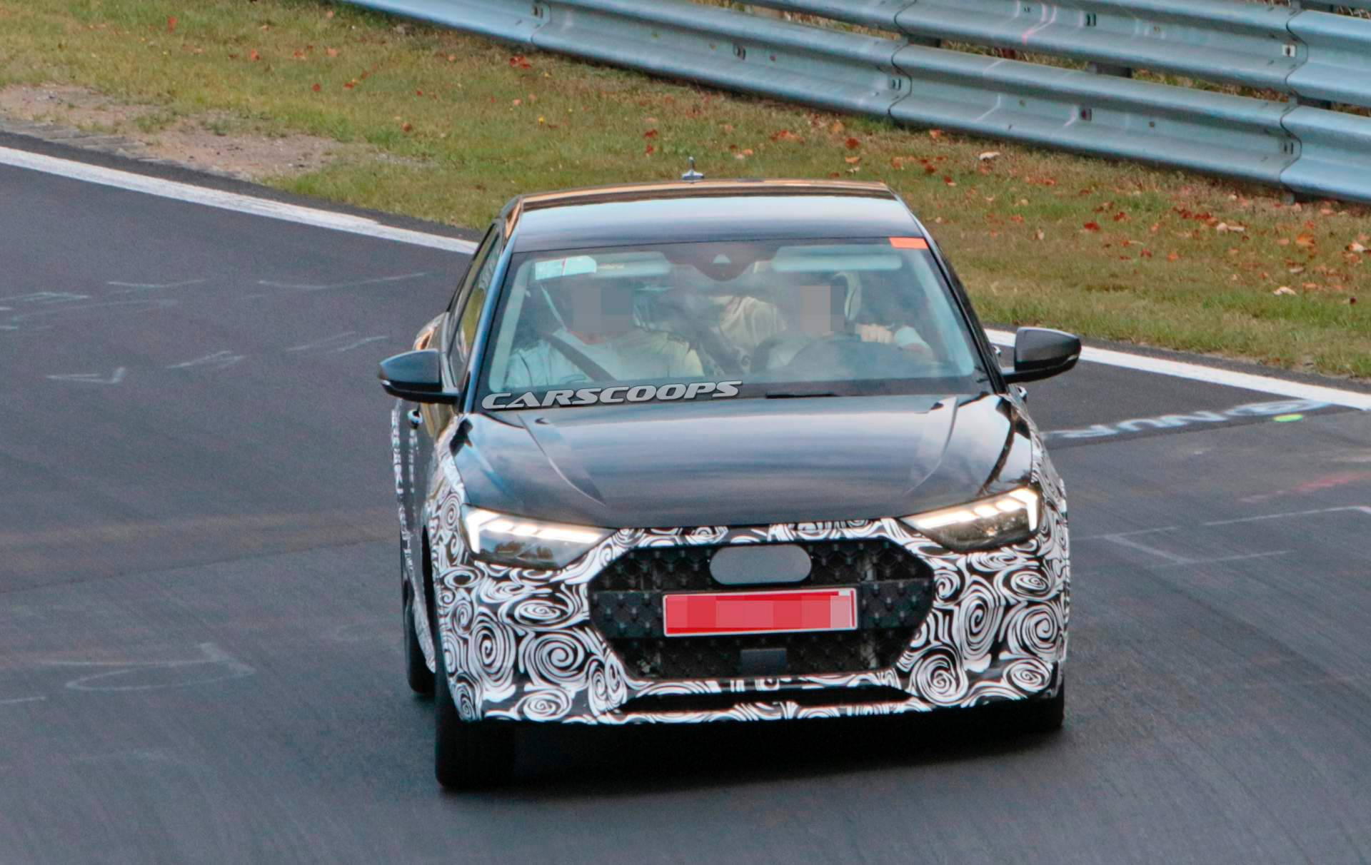 Audi A1 Allroad spy shots 13 All-New Audi A1 Spied Developing An Allroad Personality