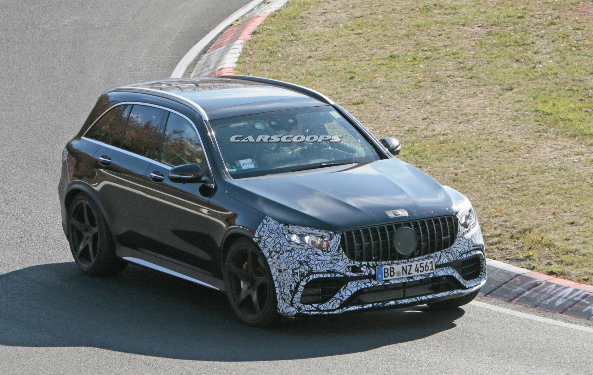 2019 mercedes amg glc63 facelift spy 3 2020 Mercedes-AMG GLC 63 Gets A Mild Makeover, Coming Next Year
