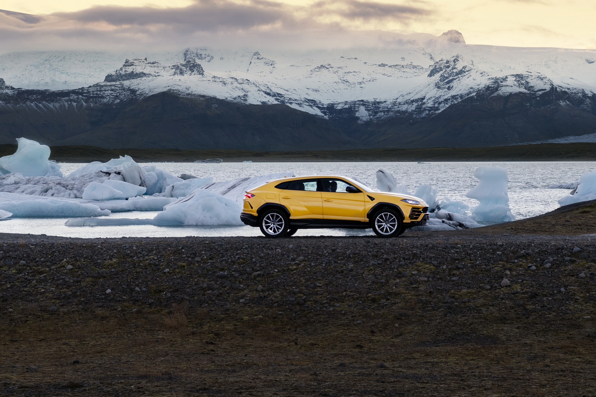 lamborghini sends urus to iceland 52 Lamborghini Sends Small Army Of Urus SUVs To Conquer Iceland