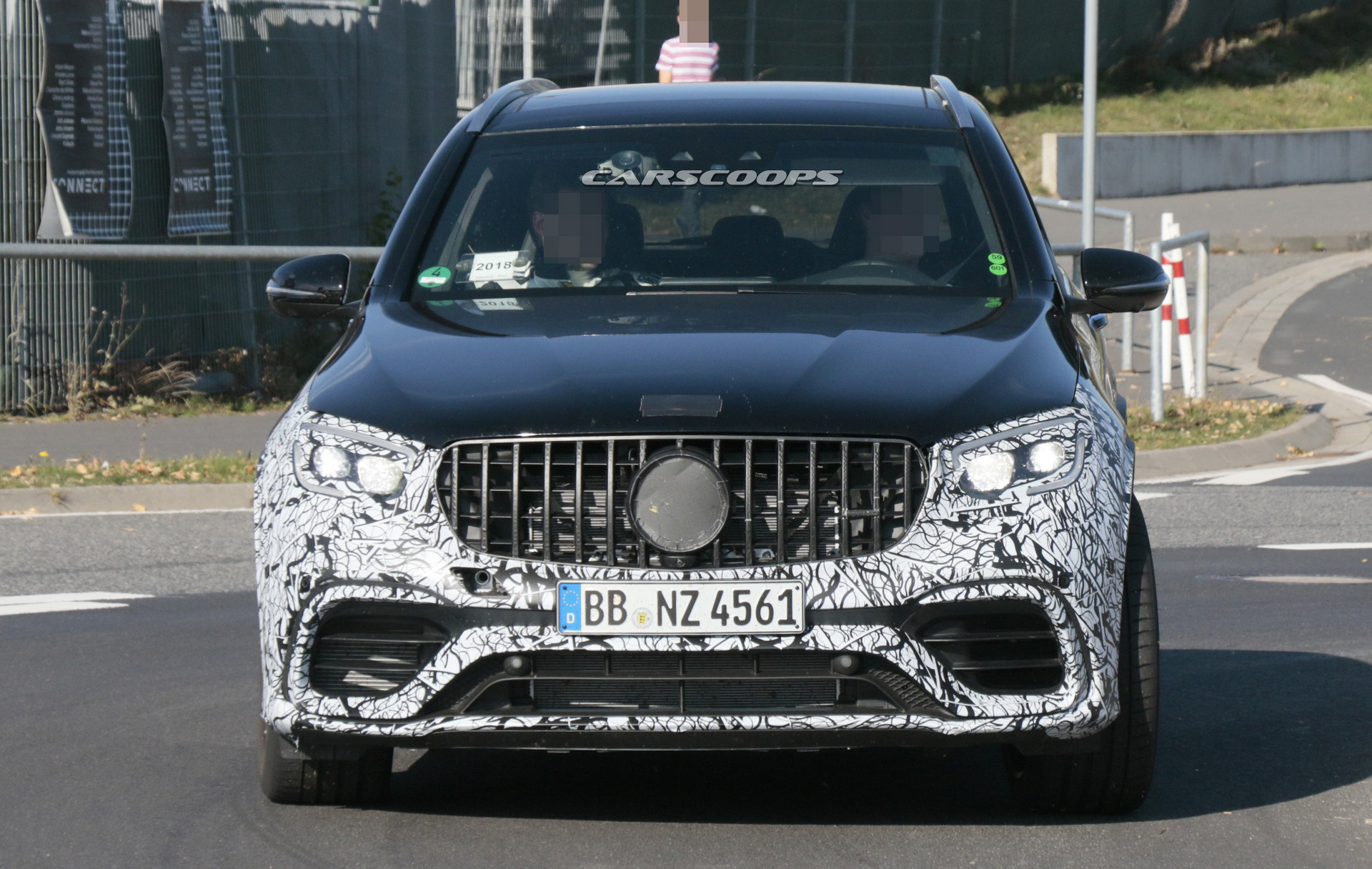 2019 mercedes amg glc63 facelift spy 12 2020 Mercedes-AMG GLC 63 Gets A Mild Makeover, Coming Next Year