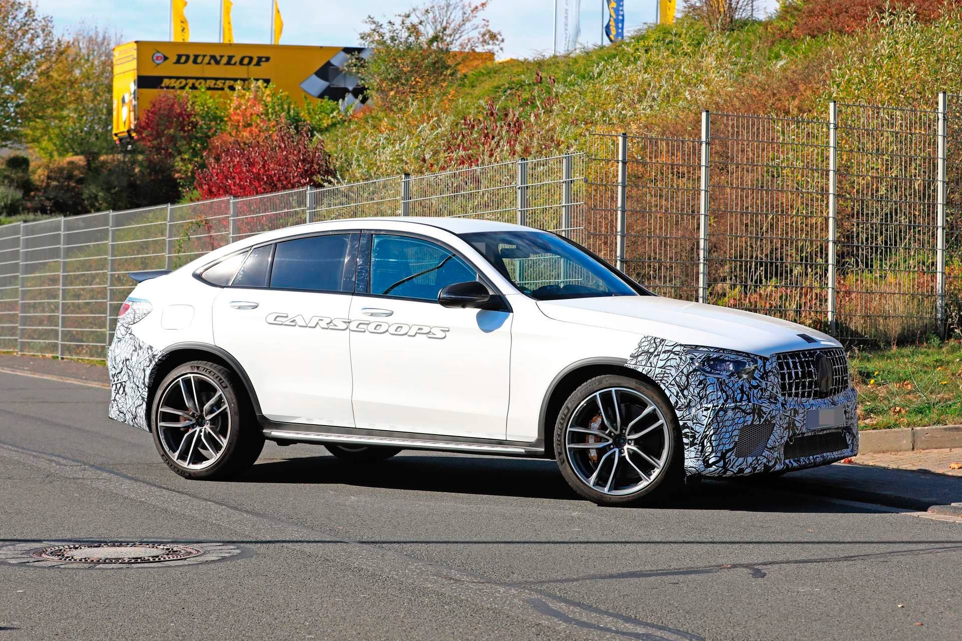 2020 Mercedes-AMG GLC63 Coupe spy shots 10 Mercedes-AMG Is Already Testing The Facelifted 2020 GLC63 Coupe