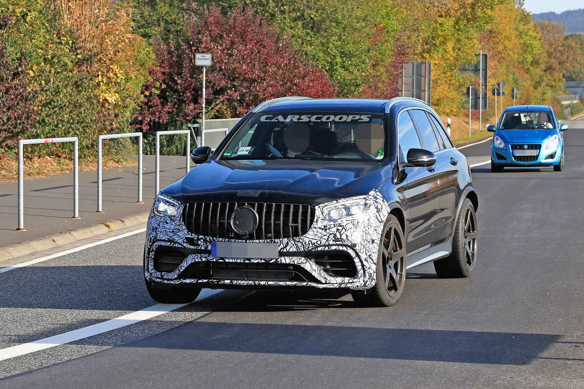 2019 mercedes amg glc63 facelift spy 26 2020 Mercedes-AMG GLC 63 Gets A Mild Makeover, Coming Next Year