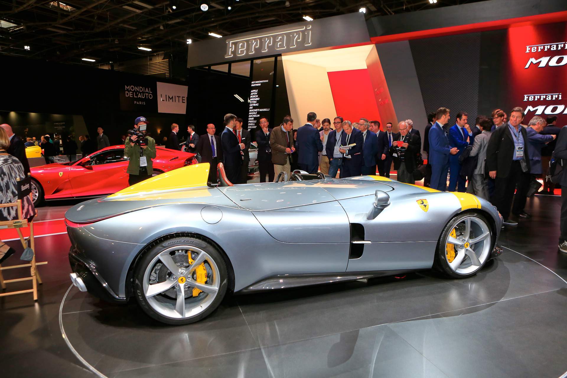 Auto Salon Paris / Mondial Paris Motor Show 2018, France, Paris, 02 Ferrari Monza SP1 And SP2 Look Absolutely Stunning In The Flesh