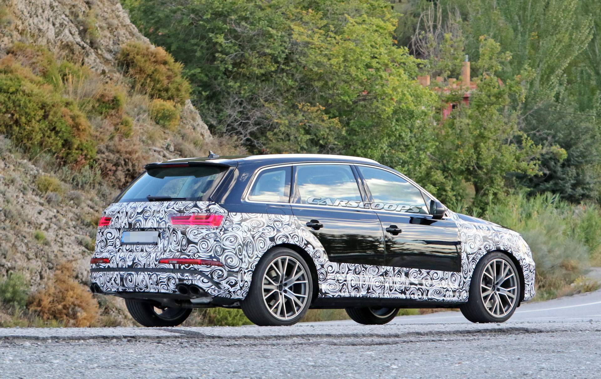 2020 Audi SQ7 spy shots 7 Brawny 2020 Audi SQ7 Comes Out Of Hiding As Well