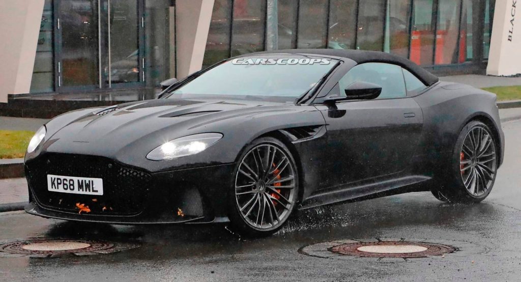 Camo-Free Aston Martin DBS Superleggera Volante Reveals Its Soft Top