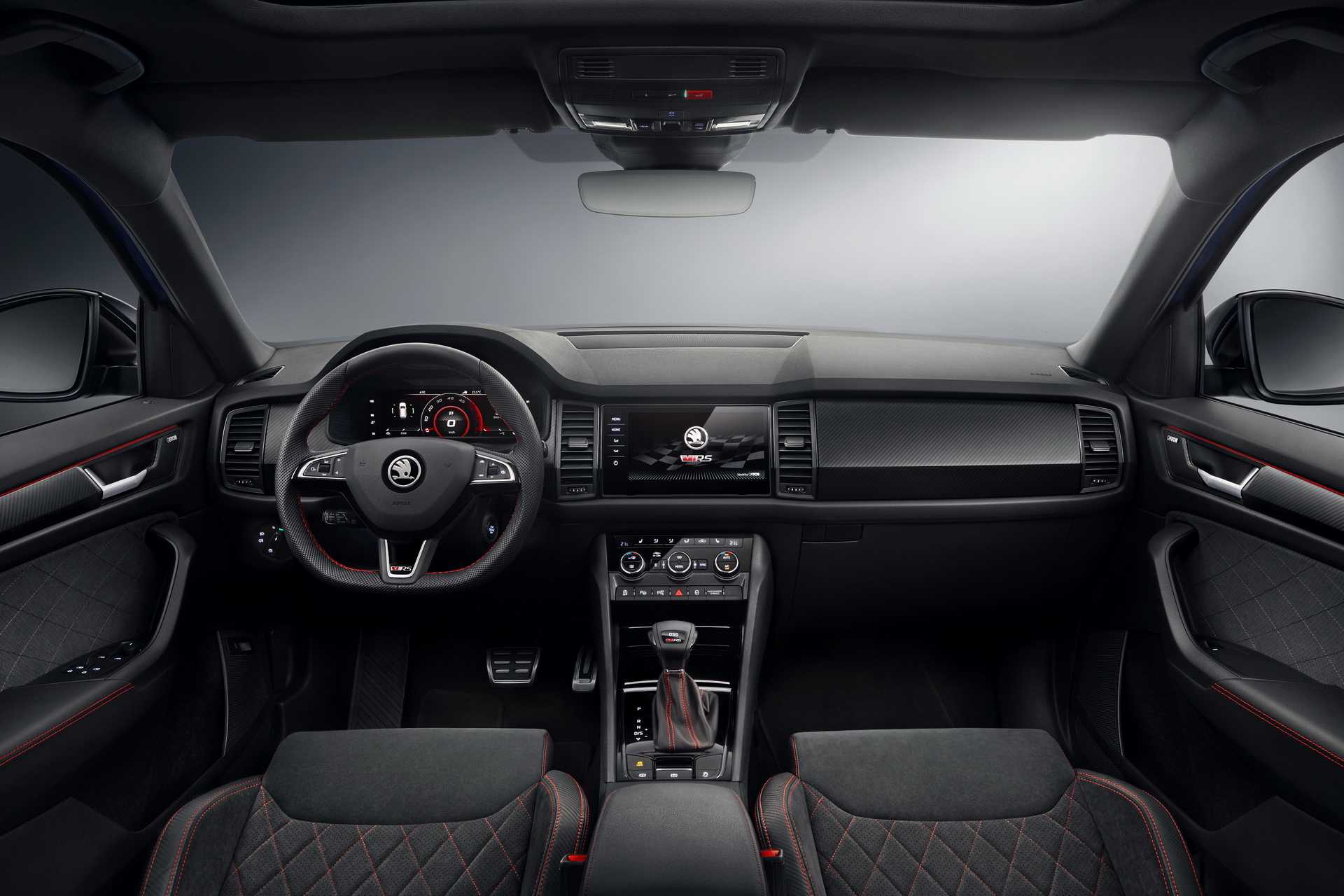 2019 skoda kodiaq rs livepics specs-49 New Skoda Kodiaq RS Makes Public Debut In Paris With Brand’s Most Powerful Diesel Ever