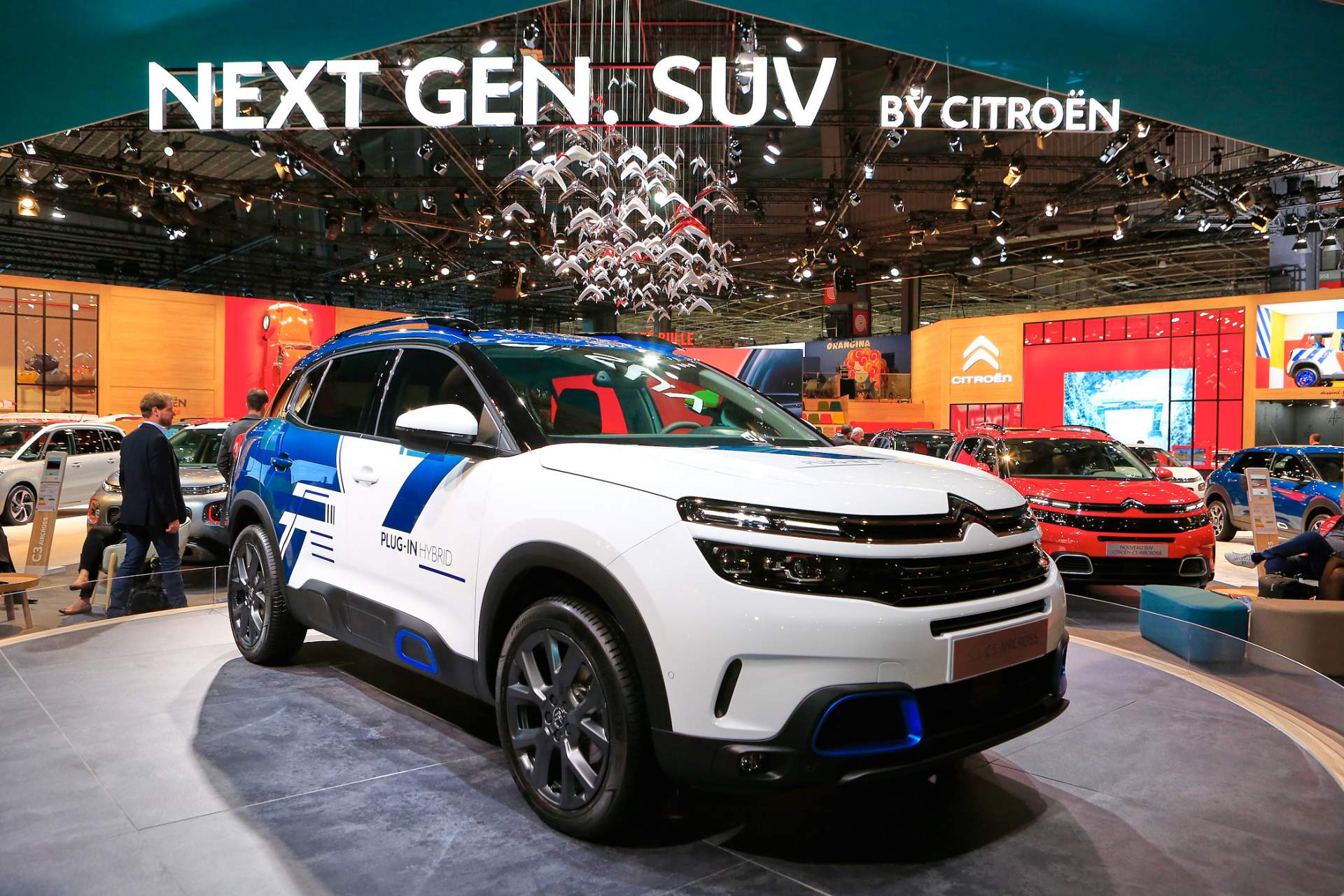 Auto Salon Paris / Mondial Paris Motor Show 2018, France, Paris, 02 Citroën C5 Aircross SUV Hybrid Concept Previews Brand’s First PHEV