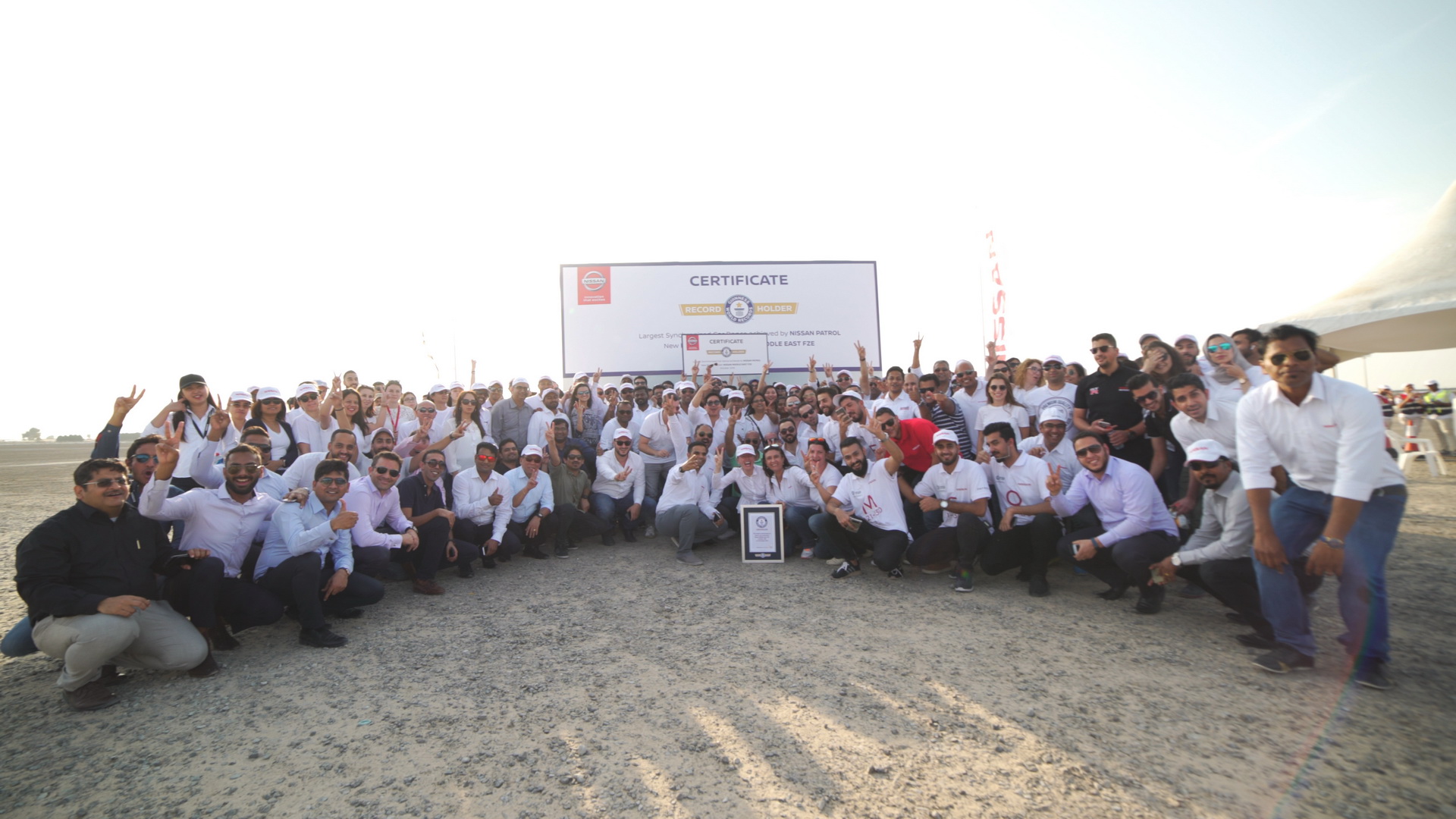 nissan patrol guinness world record middle east 4 Nissan Patrol Sets Guinness World Record For… Synchronized Dancing?