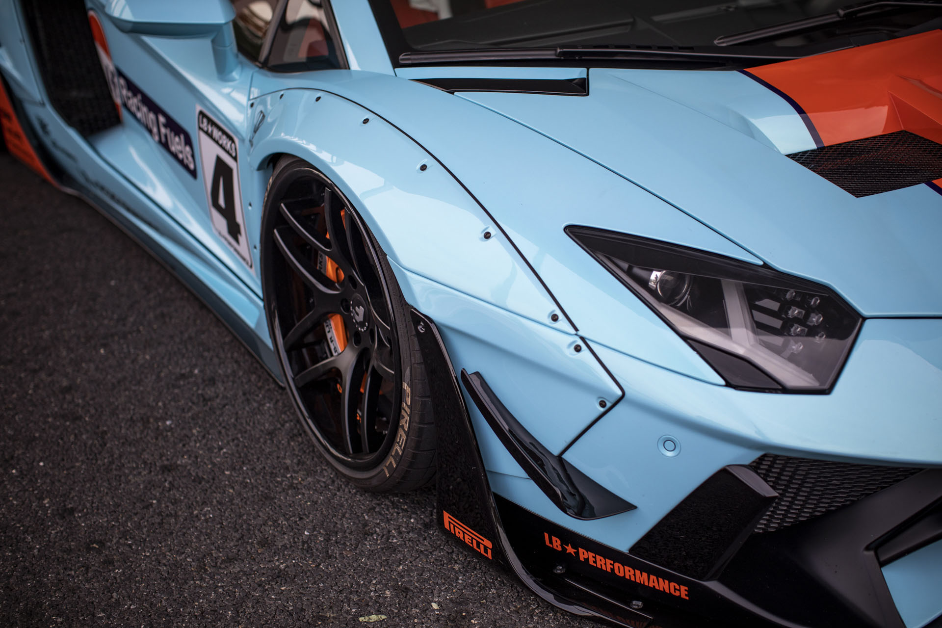 lamborghini-aventador-liberty-walk-gulf-livery-02 Lamborghini Aventador Looks Surprisingly Right In Gulf Livery