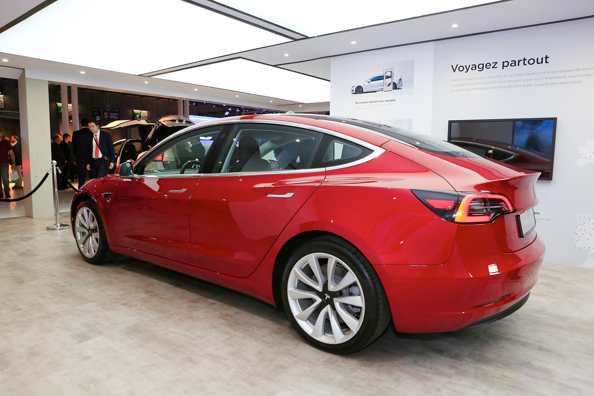 Auto Salon Paris / Mondial Paris Motor Show 2018, France, Paris, 03 Tesla Model 3 Looks Just As At-Home In Paris As It Does In America