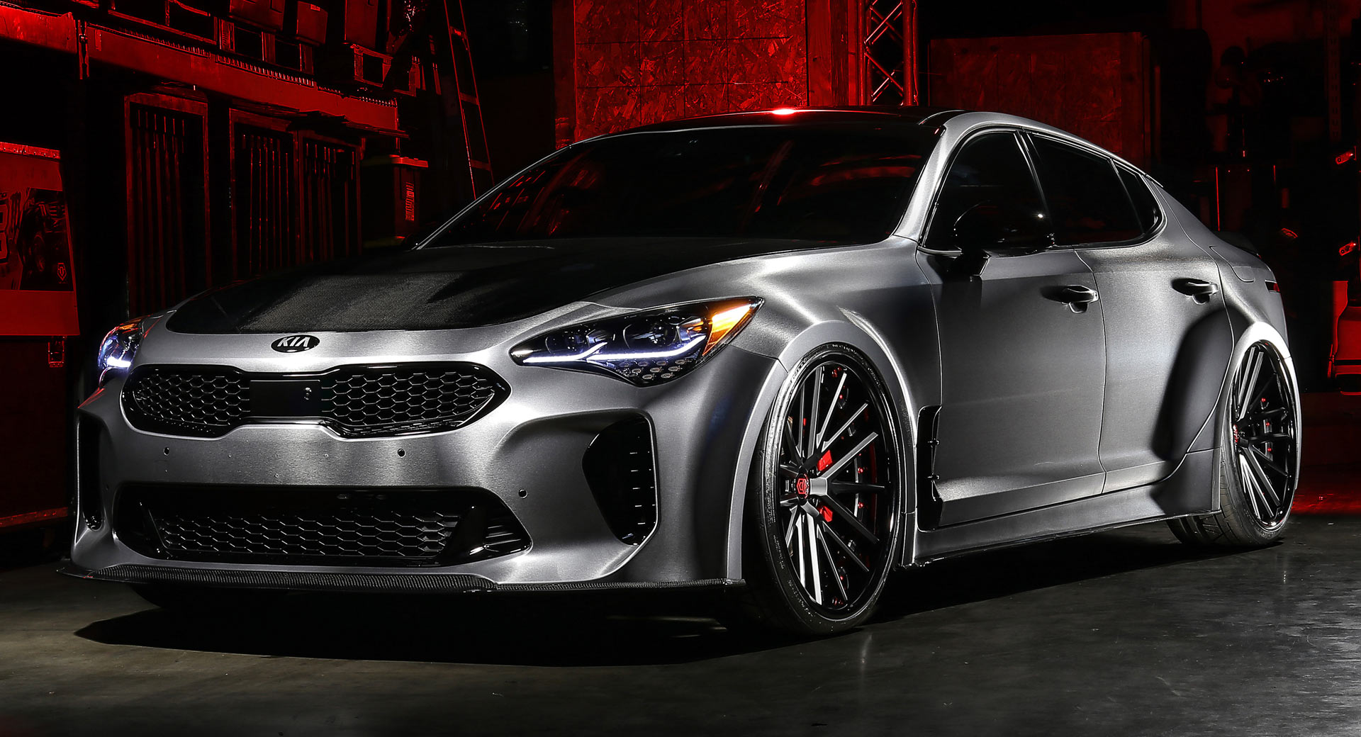 Kia DUBs Out At SEMA With K900 And Stinger GT Concepts Carscoops.