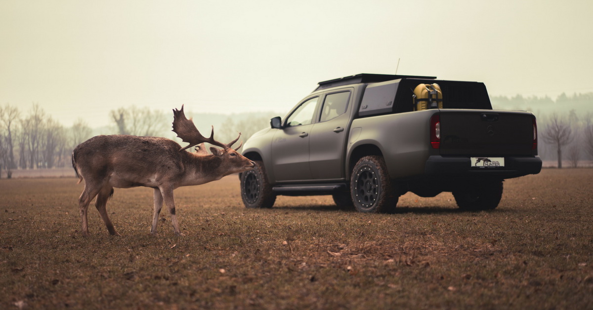 gruma hunter mercedes-benz x-class 7 If You Enjoy Hunting, You’ll Love This Modified Mercedes-Benz X-Class
