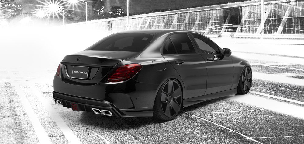 mercedes c class wald tuning 2 Wald International Gives W205 Mercedes C-Class A Sinister Look