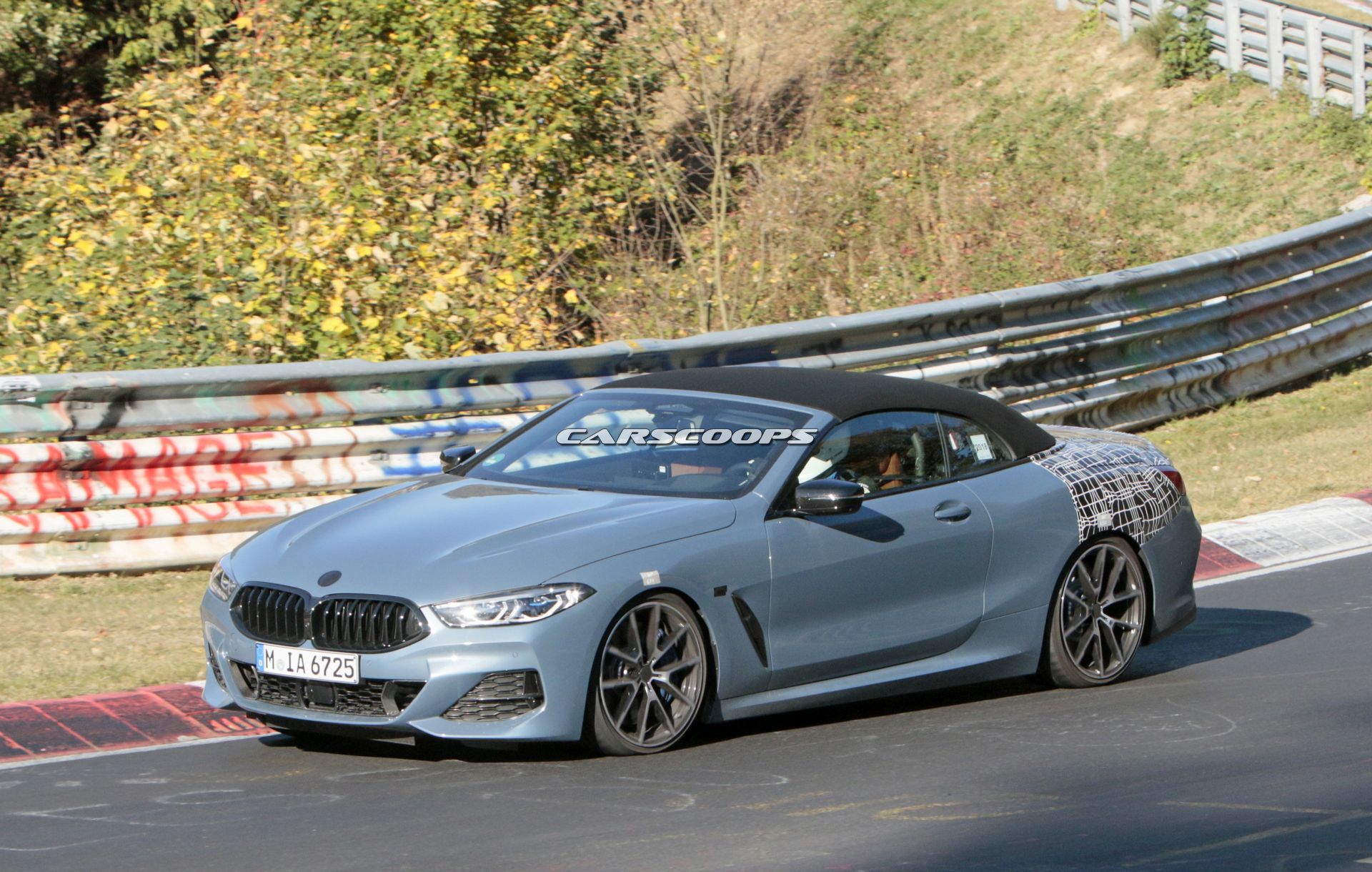 BMW-8-Series-Convertible-Nurburgring-3 Scoop: 2019 BMW 8-Series Convertible Out Of Its Natural Habitat During ‘Ring Tests