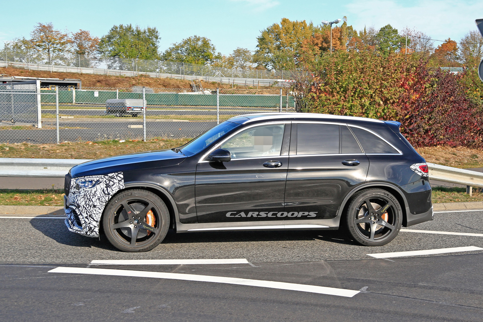 2019 mercedes amg glc63 facelift spy 24 2020 Mercedes-AMG GLC 63 Gets A Mild Makeover, Coming Next Year