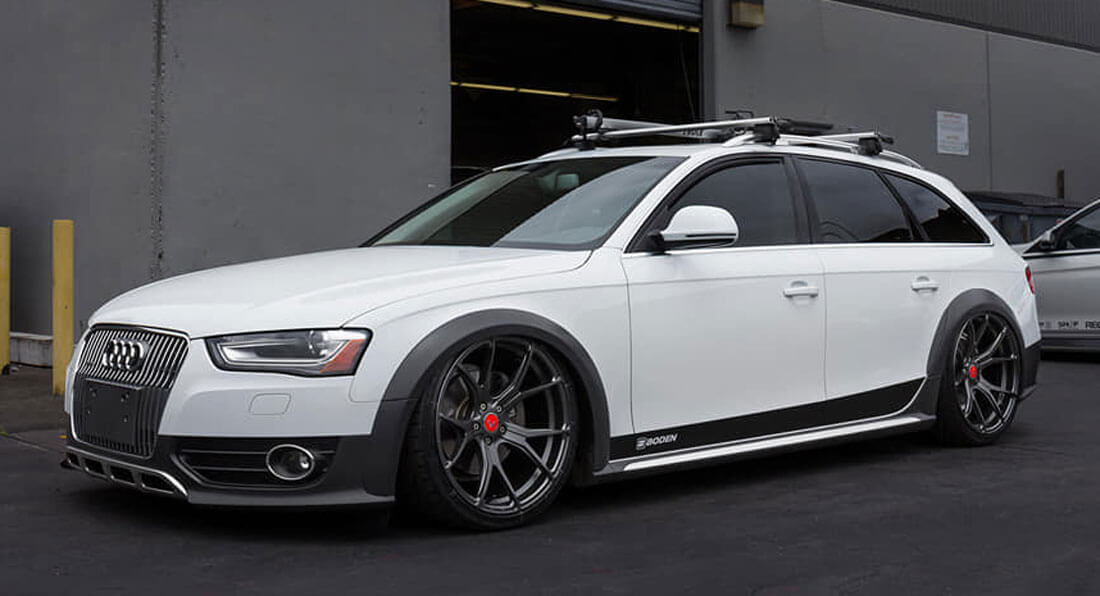 Slammed Audi A4 Allroad Defies The Purpose Of The Original Car Carscoops Slammed Audi A4 Allroad Defies The Purpose Of The Original Car Carscoops
