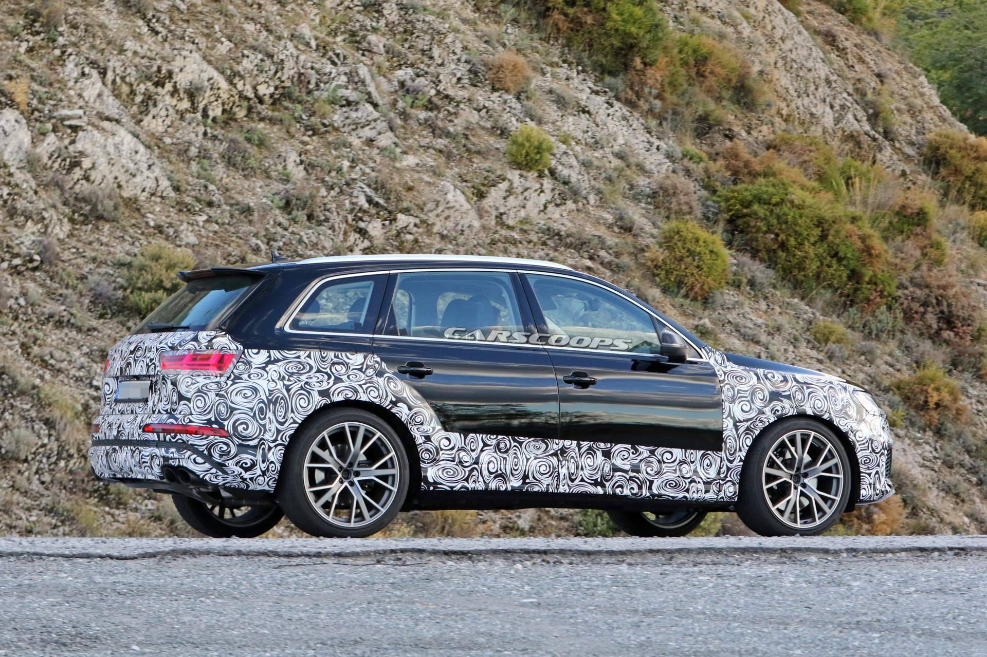 2020 Audi SQ7 spy shots 6 Brawny 2020 Audi SQ7 Comes Out Of Hiding As Well