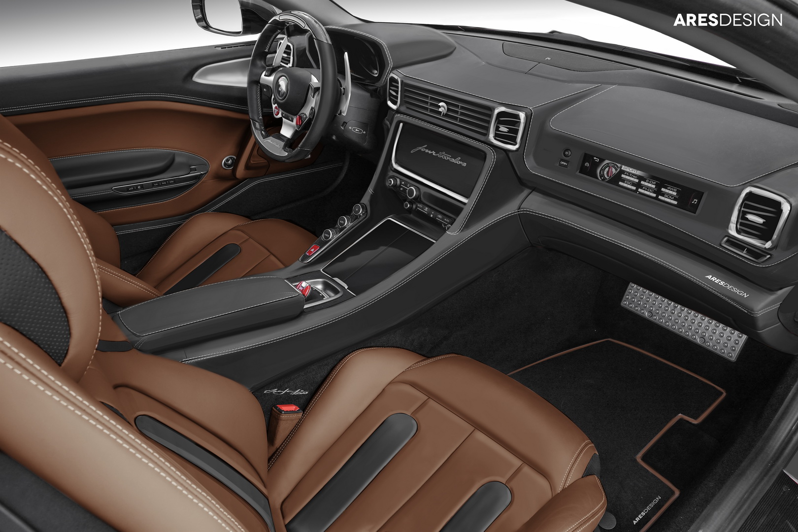 ferrari gtc4lusso project pony ares design 7 Ferrari GTC4Lusso Turned Into A Modern-Day 412 By Ares Design