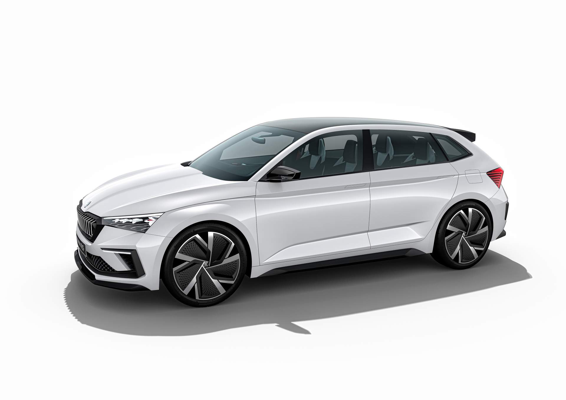 Autodesk VRED Design 2019 245PS Skoda Vision RS Electrified Hot Hatch Concept Revealed In The Metal