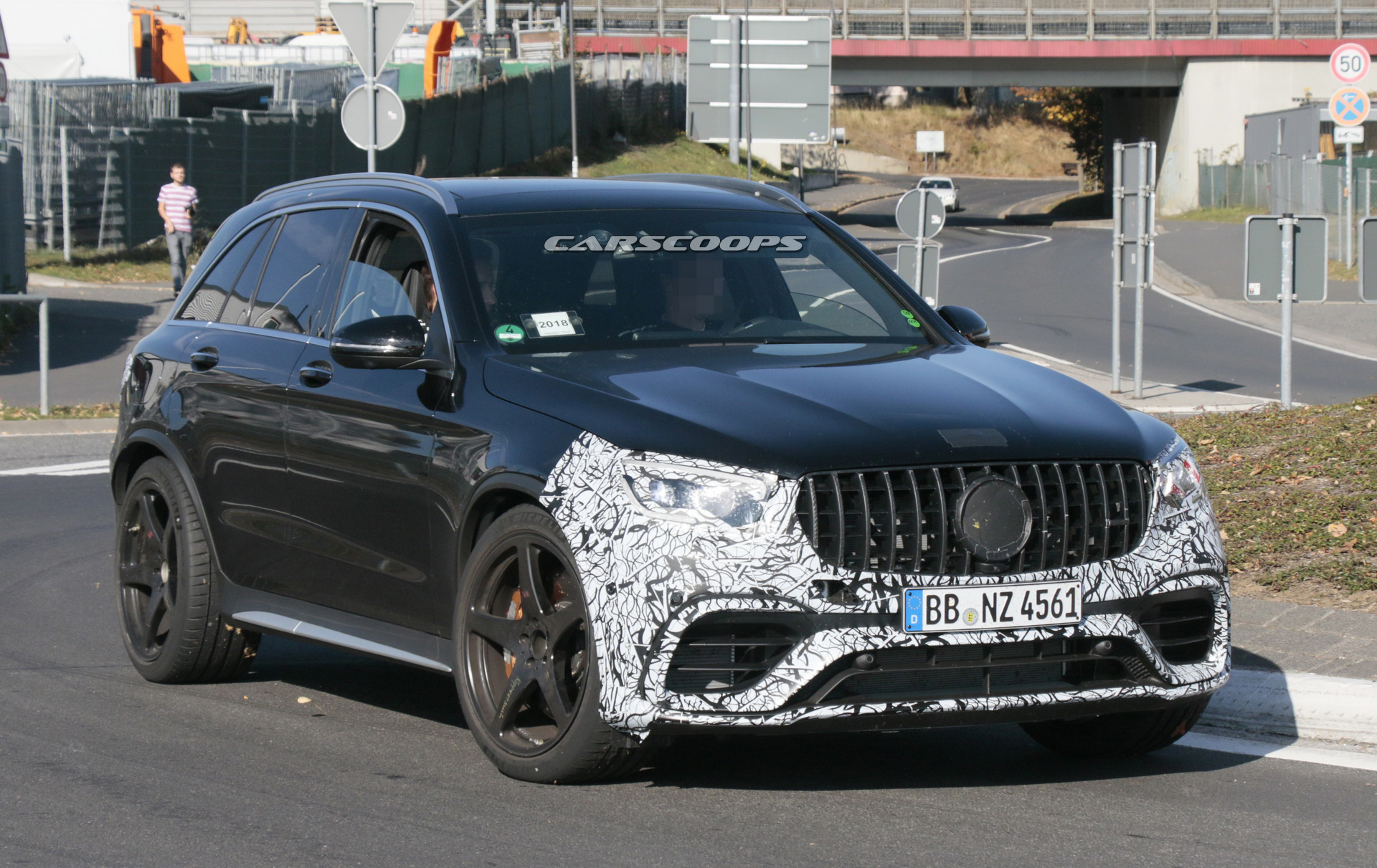 2019 mercedes amg glc63 facelift spy 14 2020 Mercedes-AMG GLC 63 Gets A Mild Makeover, Coming Next Year