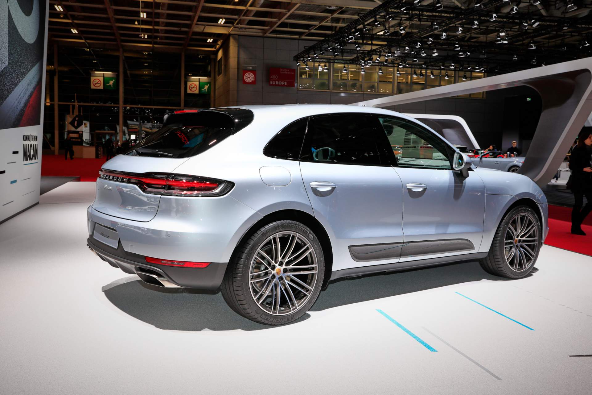 Auto Salon Paris / Mondial Paris Motor Show 2018, France, Paris, 02 2019 Porsche Macan Debuts In Europe With 245 PS 2.0L Turbo-Four