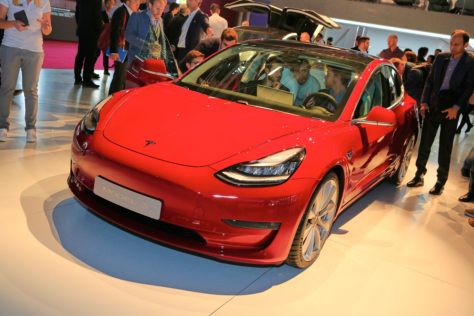 Auto Salon Paris / Mondial Paris Motor Show 2018, France, Paris, 03 Tesla Model 3 Looks Just As At-Home In Paris As It Does In America