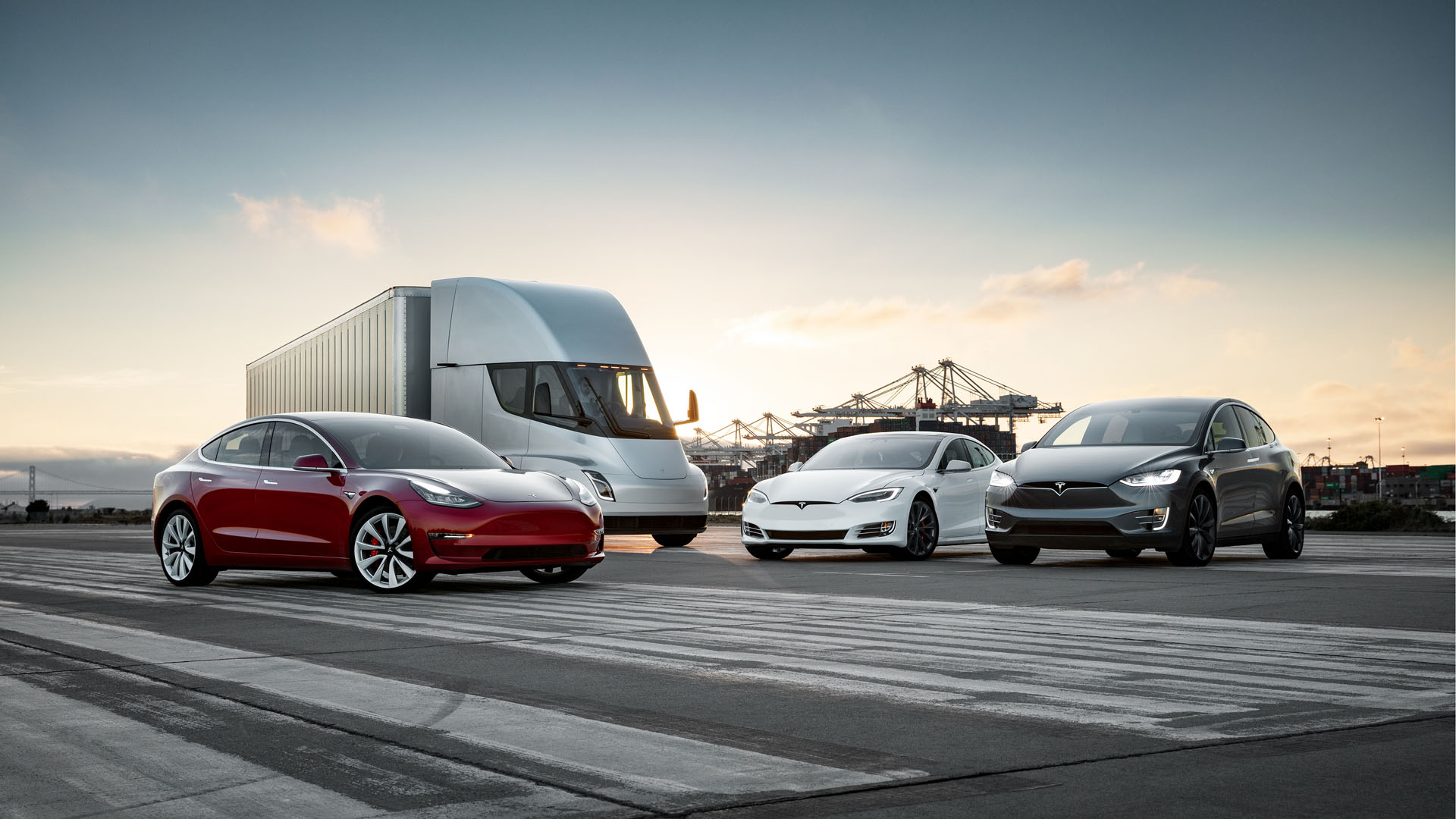 SX3Semi-Family The Tesla Model Y Electric Crossover Is A Go