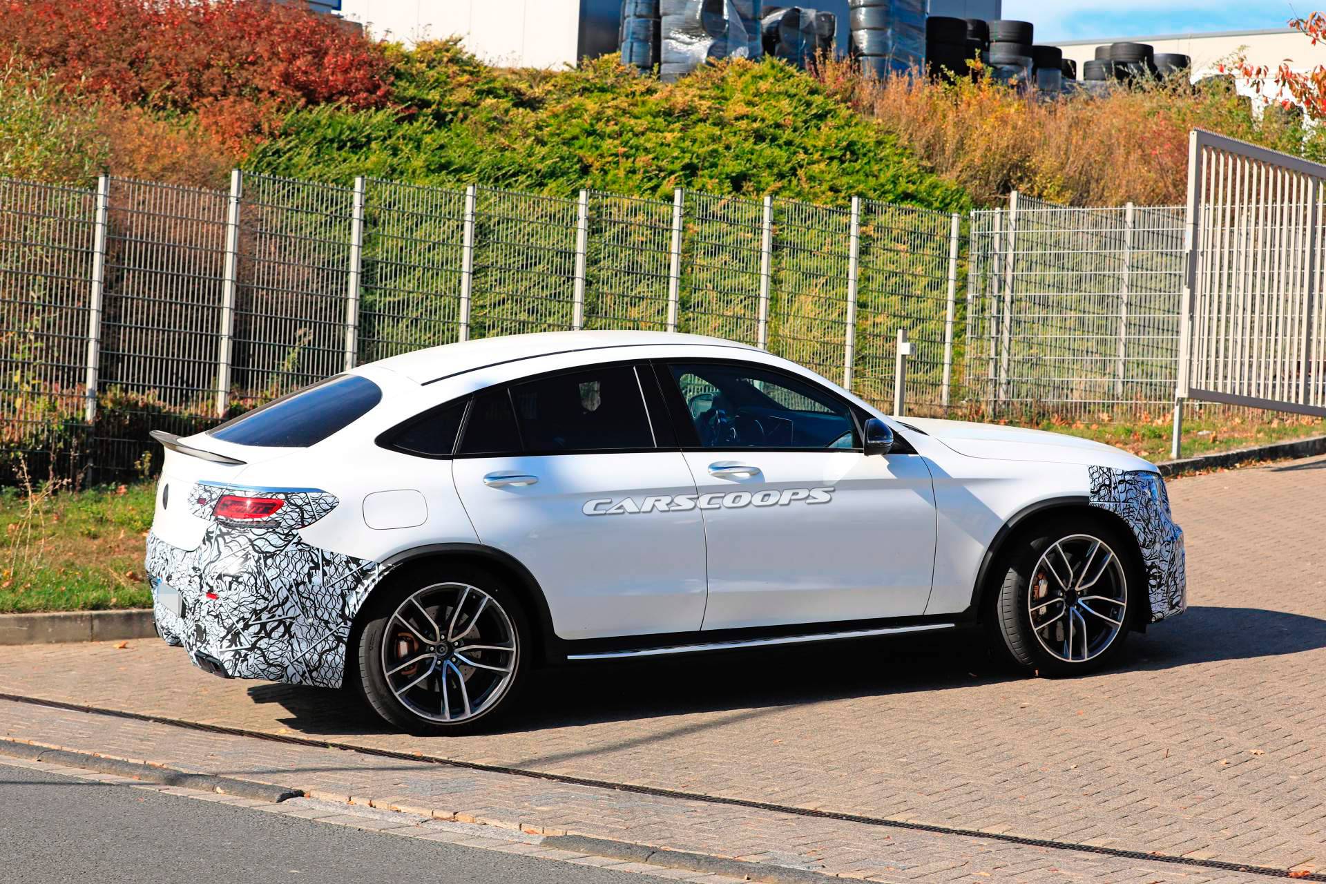 2020 Mercedes-AMG GLC63 Coupe spy shots 12 Mercedes-AMG Is Already Testing The Facelifted 2020 GLC63 Coupe