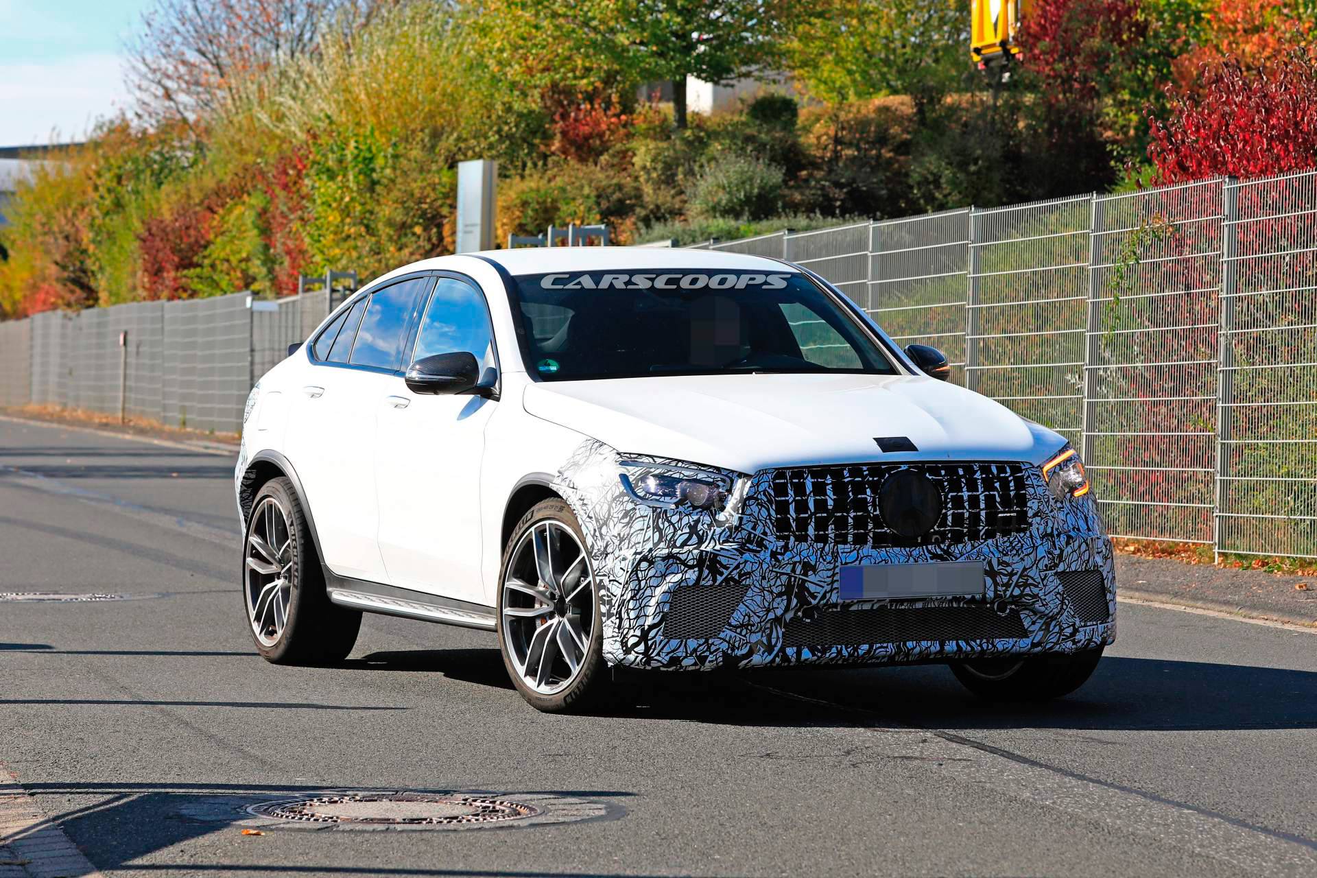 2020 Mercedes-AMG GLC63 Coupe spy shots 8 Mercedes-AMG Is Already Testing The Facelifted 2020 GLC63 Coupe