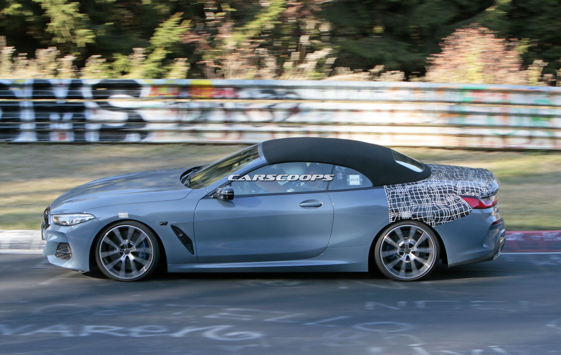 BMW-8-Series-Convertible-Nurburgring-6 Scoop: 2019 BMW 8-Series Convertible Out Of Its Natural Habitat During ‘Ring Tests