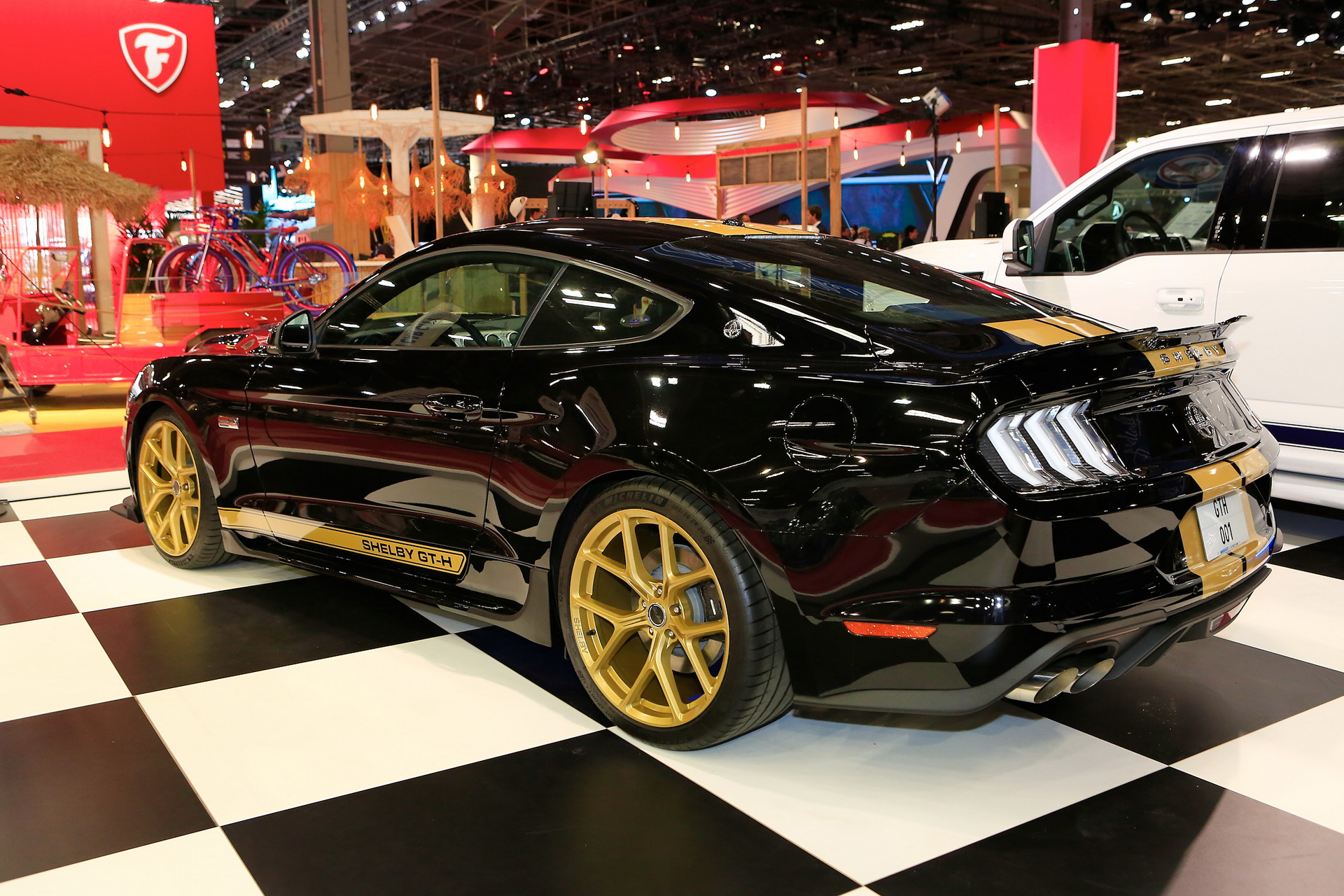 Shelby Line Up Shelby Brings Army Of Rowdy Muscle Cars And Trucks To Paris