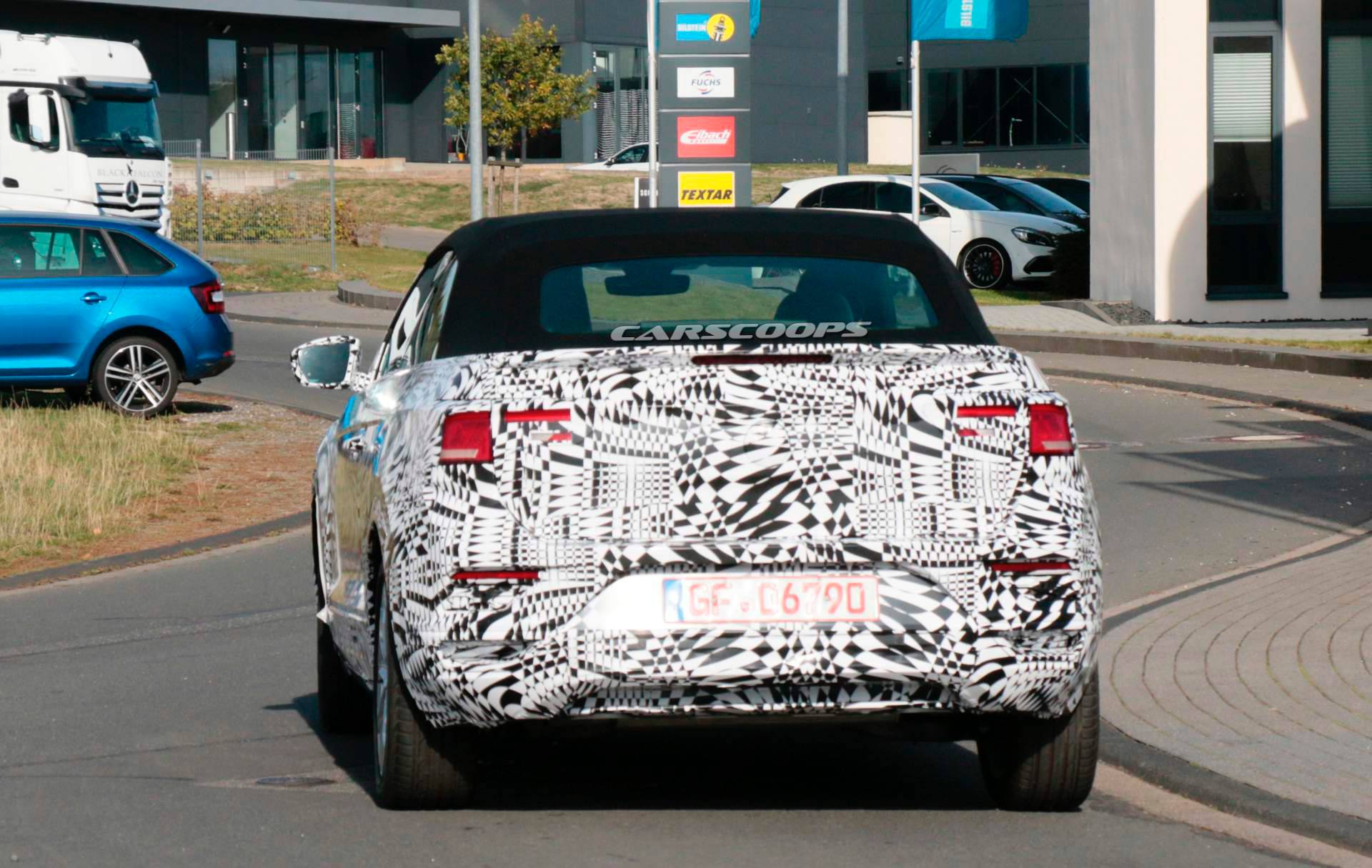 2020 VW T-Roc Cabriolet spy shots 38 2020 VW T-Roc Convertible SUV Reveals Its Soft Top For The First Time