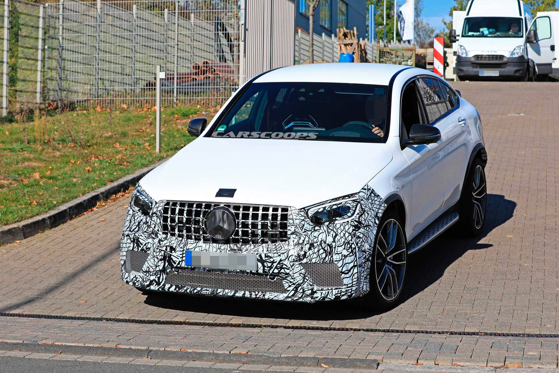 2020 Mercedes-AMG GLC63 Coupe spy shots 1 Mercedes-AMG Is Already Testing The Facelifted 2020 GLC63 Coupe