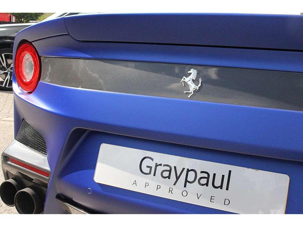 Ferrari-F12-Used-15 55-Mile Ferrari F12tdf Is A Matte Blue Million-Dollar Masterpiece
