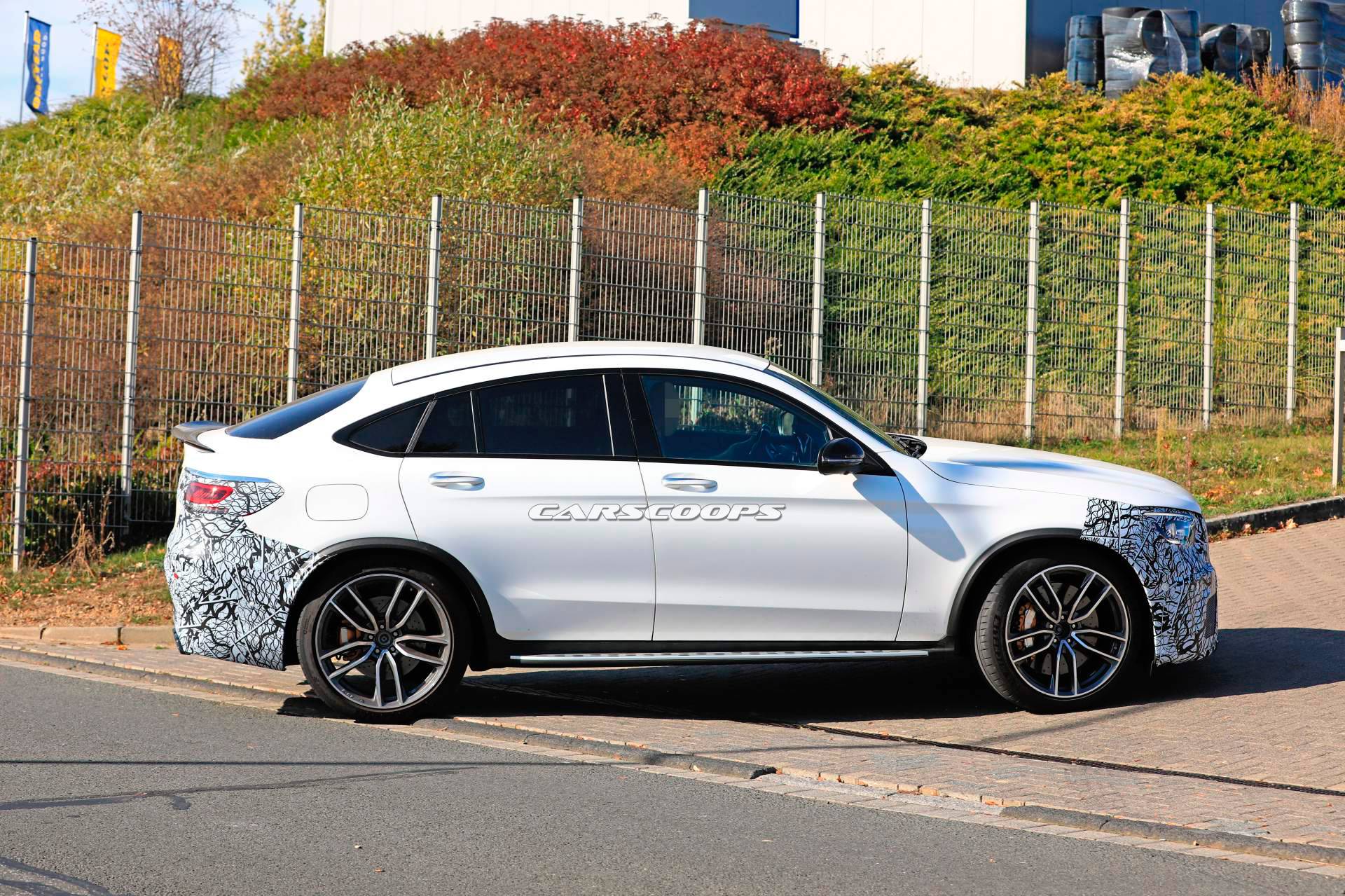 2020 Mercedes-AMG GLC63 Coupe spy shots 11 Mercedes-AMG Is Already Testing The Facelifted 2020 GLC63 Coupe