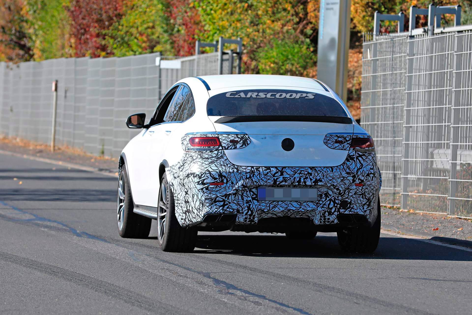 2020 Mercedes-AMG GLC63 Coupe spy shots 5 Mercedes-AMG Is Already Testing The Facelifted 2020 GLC63 Coupe