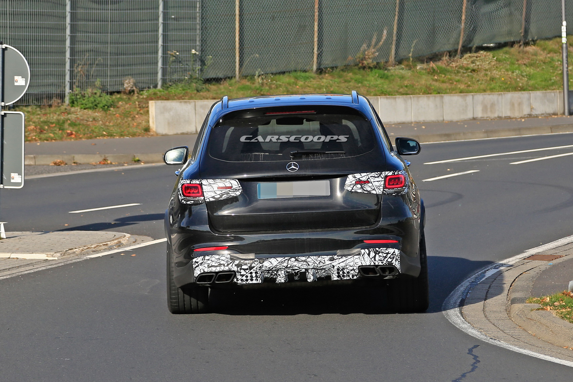 2019 mercedes amg glc63 facelift spy 20 2020 Mercedes-AMG GLC 63 Gets A Mild Makeover, Coming Next Year