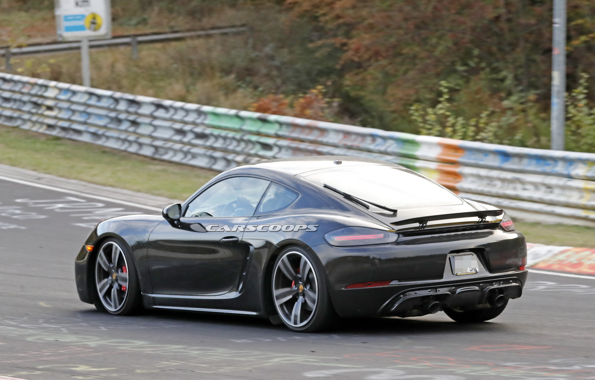 2019 porsche cayman t spy shots 15 2019 Porsche 718 Cayman T Prototype Caught On Its Way To The Track