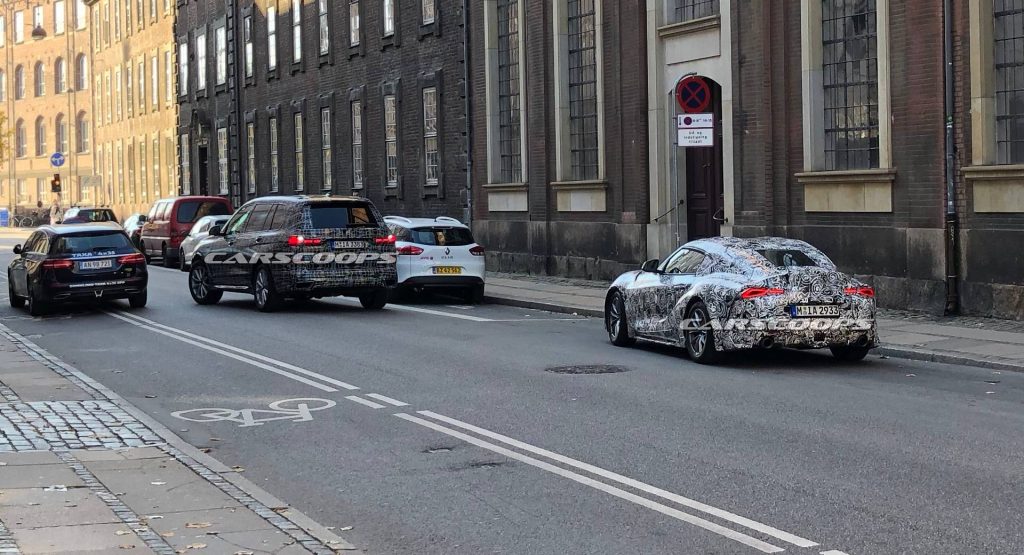  BMW X7 And Toyota Supra Spotted Hanging Out Together