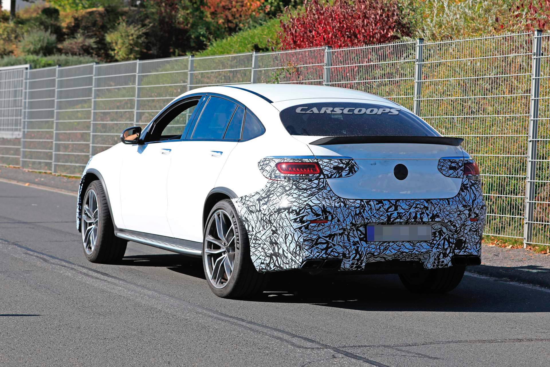 2020 Mercedes-AMG GLC63 Coupe spy shots 4 Mercedes-AMG Is Already Testing The Facelifted 2020 GLC63 Coupe