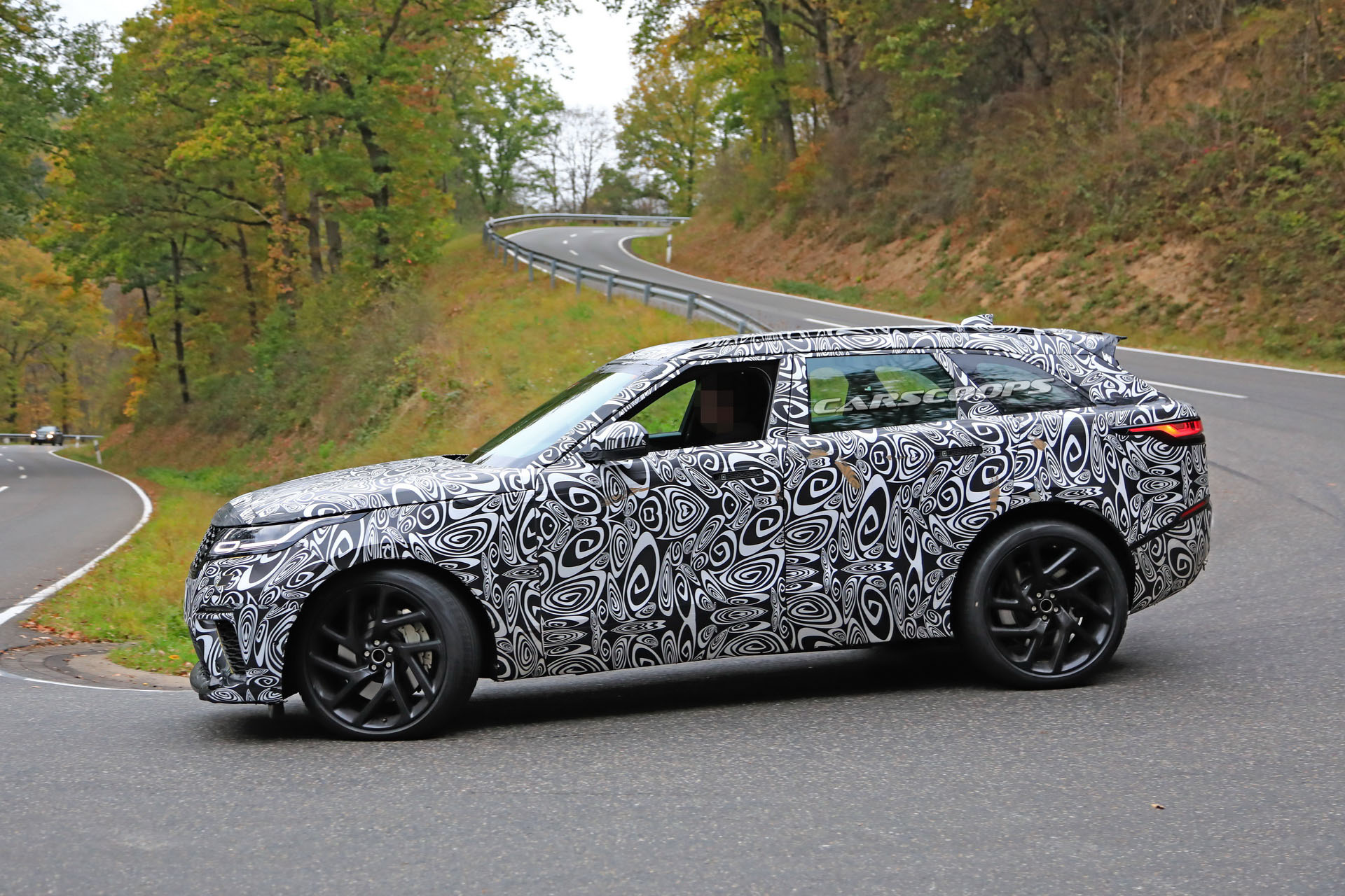 Range-Rover-Velar-SVR-Scoop-06 Land Rover’s Upcoming 550HP Velar SVR Shows More Skin In Latest Spy Shots