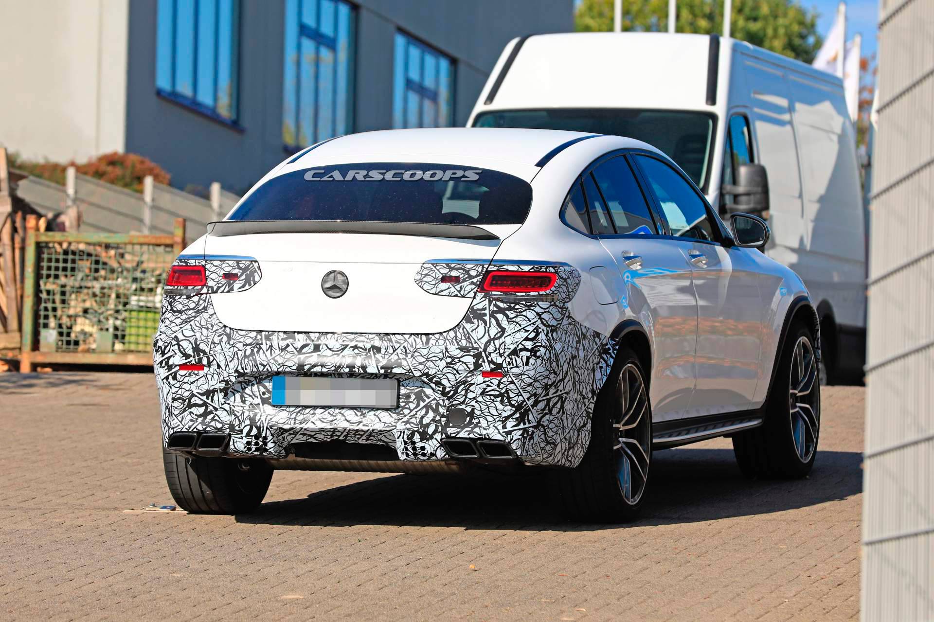 2020 Mercedes-AMG GLC63 Coupe spy shots 15 Mercedes-AMG Is Already Testing The Facelifted 2020 GLC63 Coupe