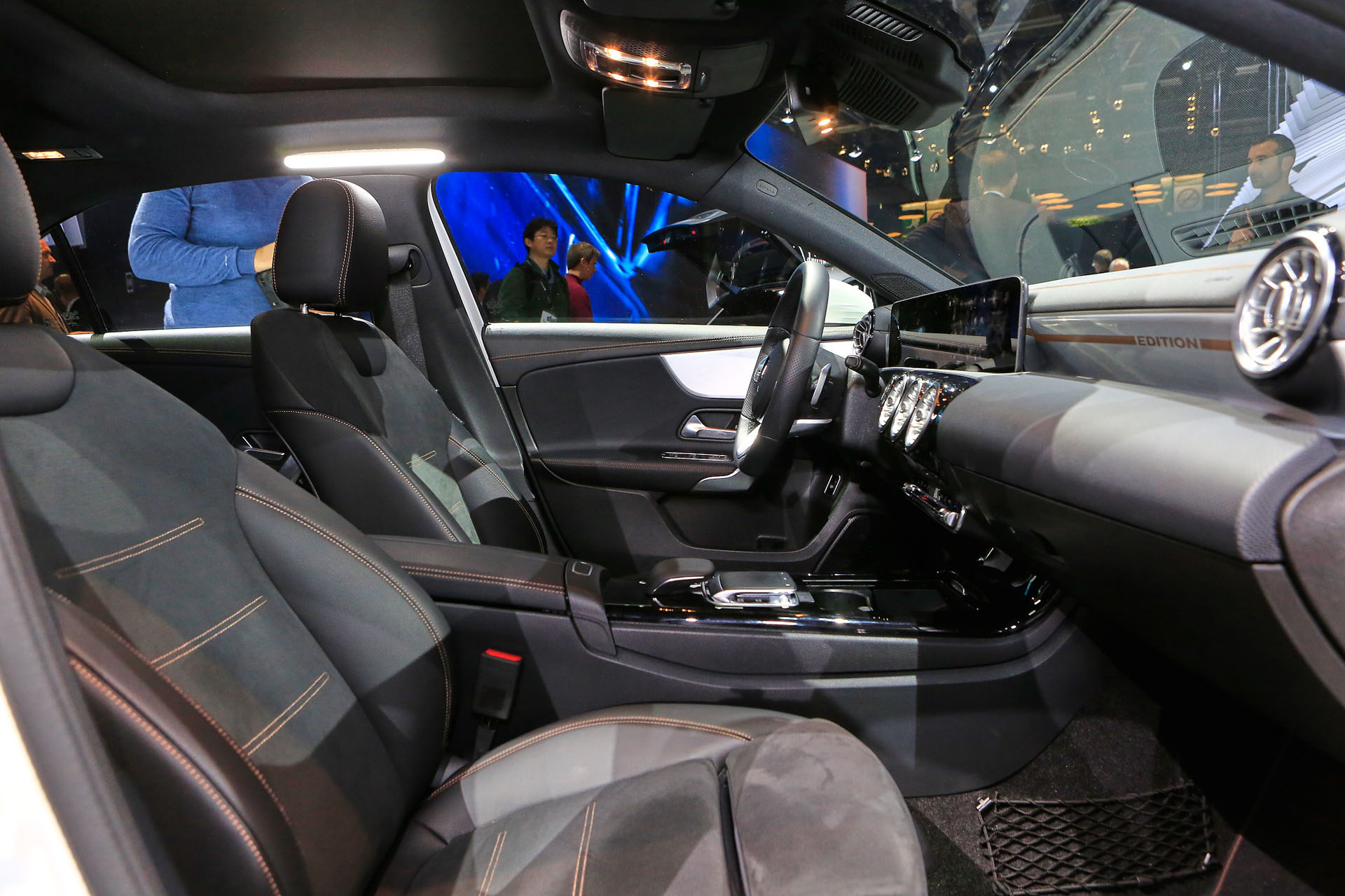 Auto Salon Paris / Mondial Paris Motor Show 2018, France, Paris, 02 2019 Mercedes A-Class Sedan Fits A Whole Lot Of Style Into Its Compact Shape